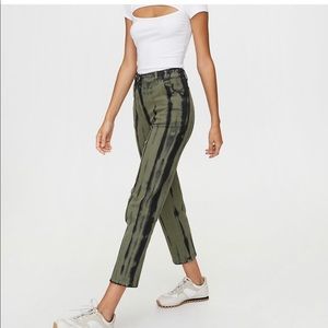 Aritzia Wilfred Free Tie Dye Kelsey Utility Pant, Size 8 - Button Fly